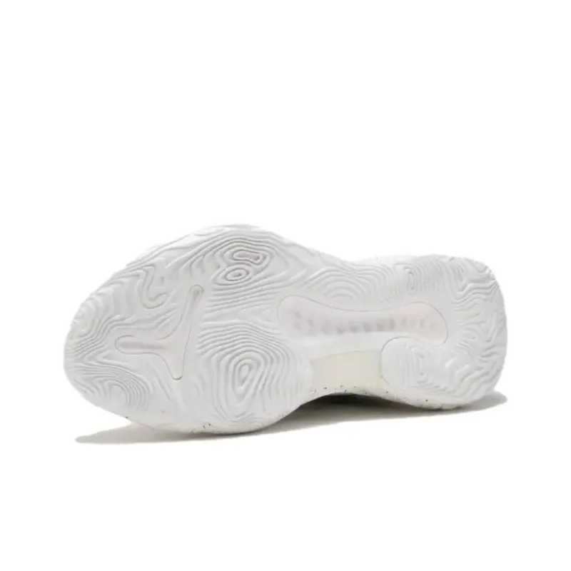 DECATHLON Abrasion Resistant Breathable Mid Top Basketball Shoes Men's White-3