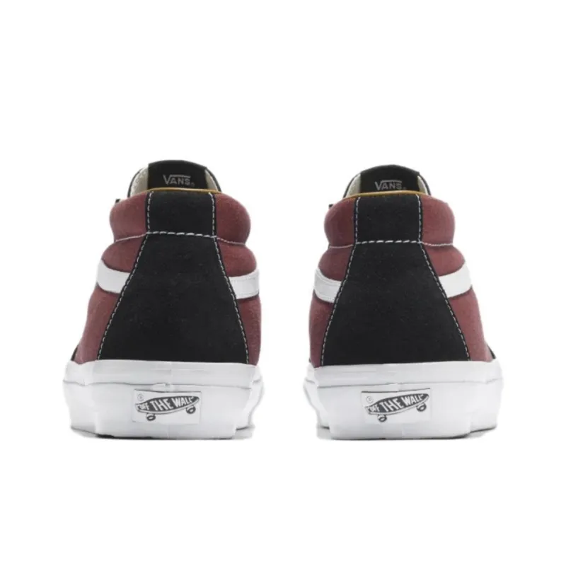 Sk8 Premium Vans Mid 83 'Black Russet Maroon'-3