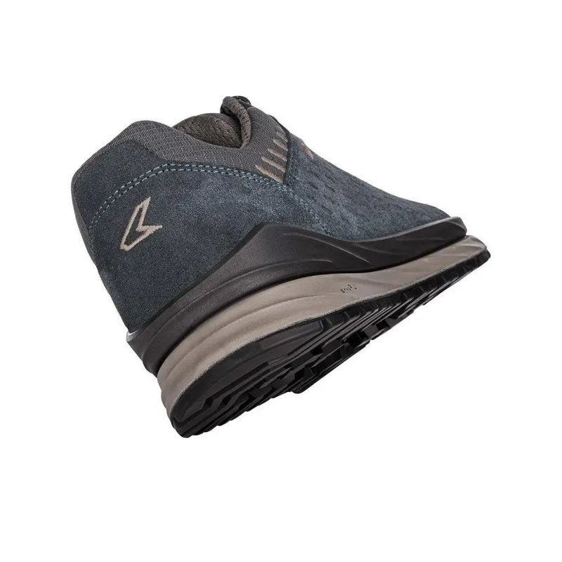 Lowa Malta GTX Lo Anti-Slip Wear-Resistant Cushioning Breathable Low-Top Outdoor Shoes Men's Blue Black-4