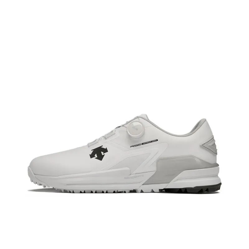 DESCENTE GOLF Series Boa Cushioning Low Top Golf Shoes Men's White-0