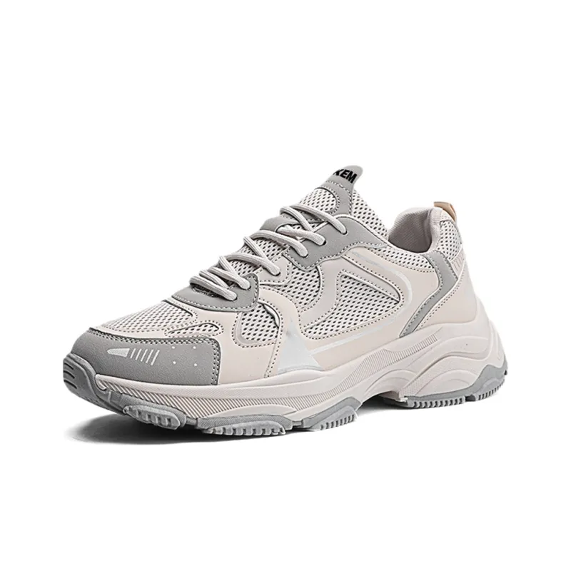 JKEM Wear-resistant Lightweight Breathable And Non-slip. Low-Top Chunky Sneakers Men's-17
