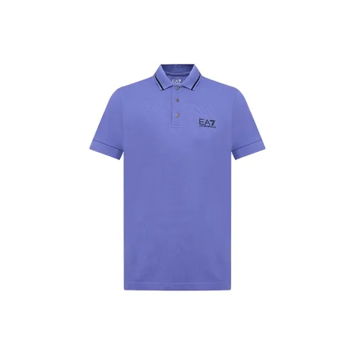 EMPORIO ARMANI EA7 Polo Shirts Men Purple