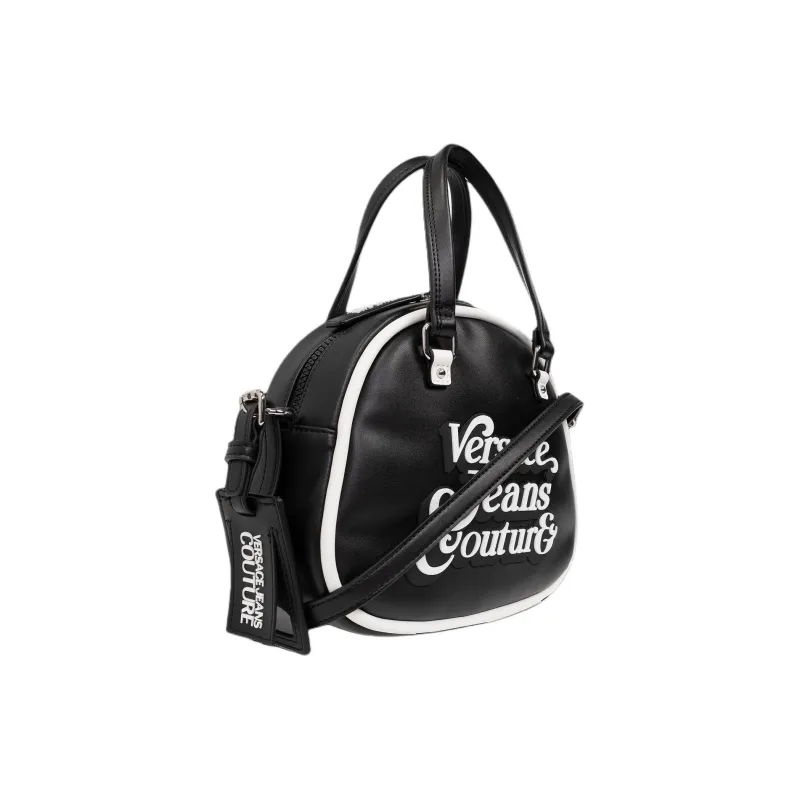 VERSACE JEANS COUTURE Polyester Shoulder Bags Handbags Regular Women's Black/White-2