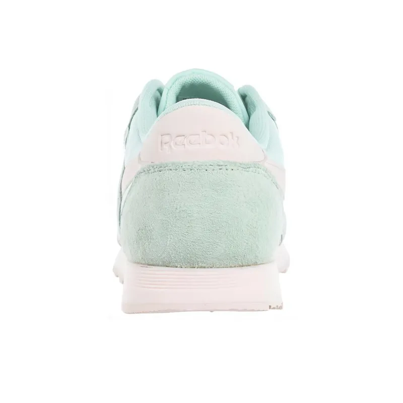 Reebok Classic Nylon Wear-Resistant Low-Top Running Shoes Women's Mint Green-3