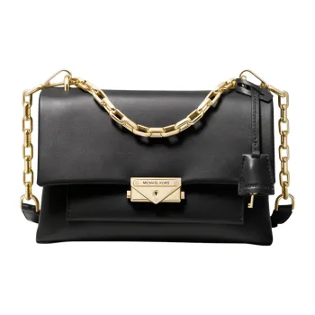 MICHAEL KORS Cece Leather Crossbody Bag, Shoulder Bag Medium Size Women's Black