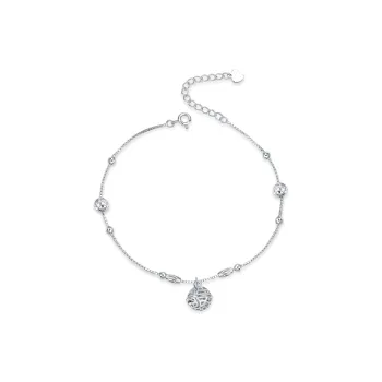 Heart-to-heart 925 Sterling Silver Anklets Women's
