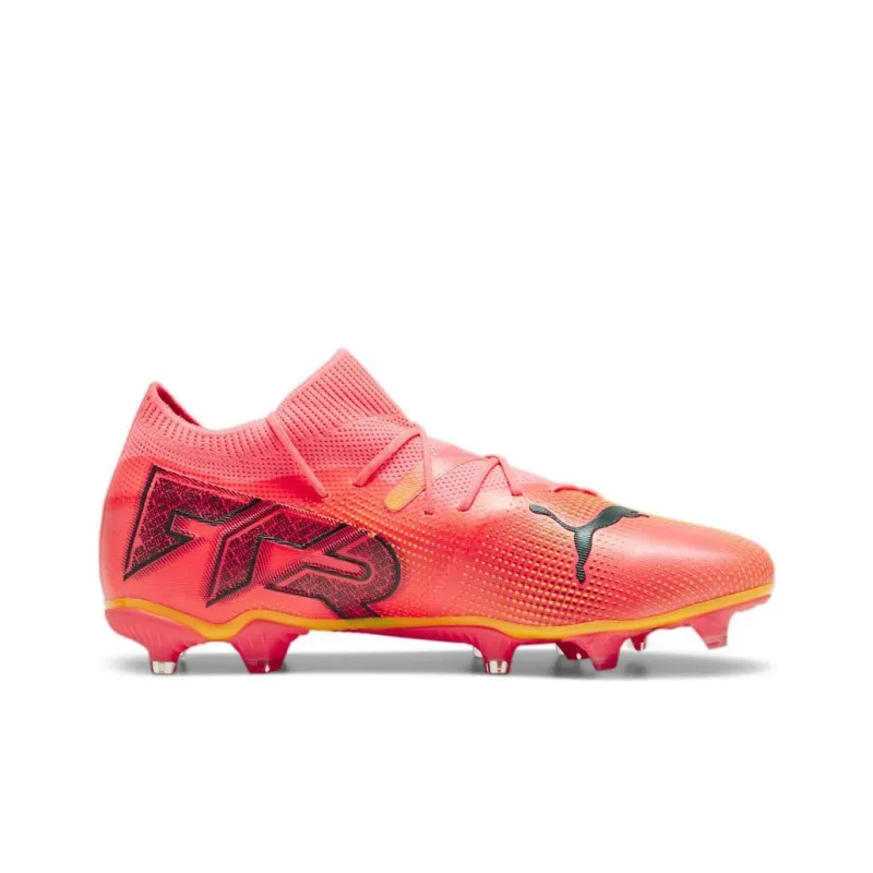 PUMA Future 7 Match Cushioning Wear Resistant Soccer Shoes Men's Red-1
