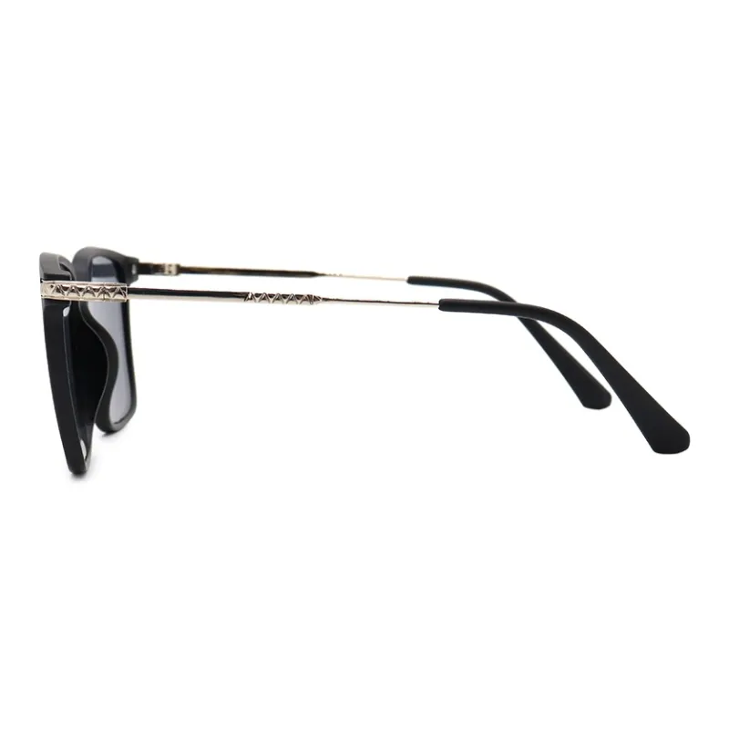 Pair Ponyo PC Square Sunglasses Unisex Black Gold-2