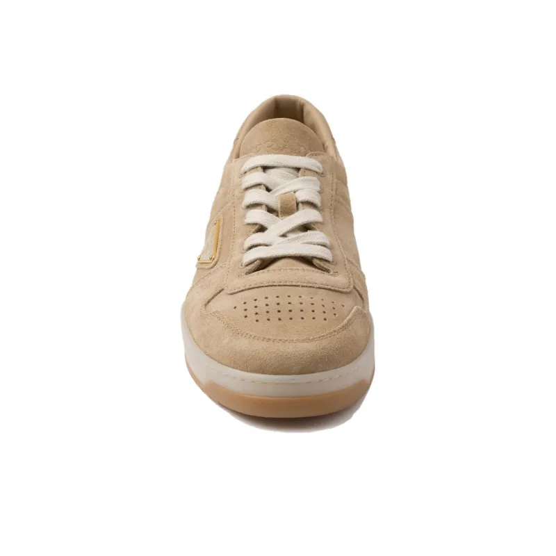 PRADA Prada Downtown Low Top Skateboard Shoes Men's Brown-5