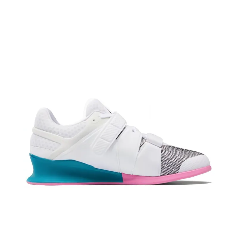 Reebok Legacy Lifter FlexWeave 'White Seaport Teal Pink'-1