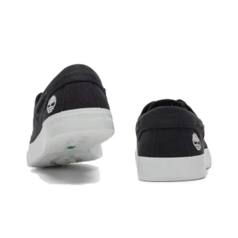 Timberland Low Lace Up Sneakers 'Black Canvas'-3