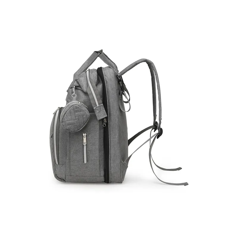 KINGSONS Oxford Backpack Unisex Gray/Black/Purple/Dark Blue/Pink-3