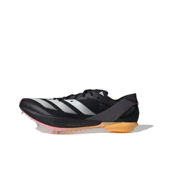Adidas Adizero Ambition Low Top Running Shoes Unisex Black White