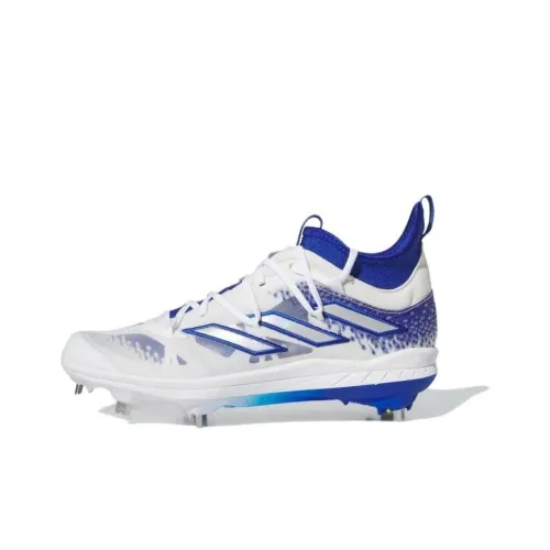 Adidas Adizero Afterburner 9 NWV Royal Blue Silver Metallic Cloud White