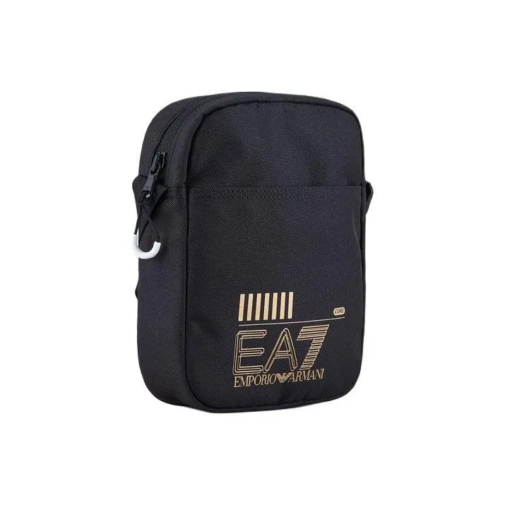 EMPORIO ARMANI EA7 Polyester Shoulder Bag, Crossbody Bag Trumpets Men's Black-1