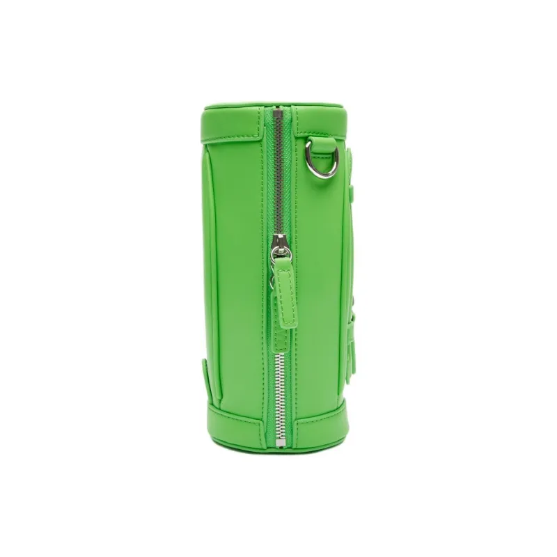 LACOSTE Polyurethane Shoulder Bag, Crossbody Bag Mini Unisex Green-2