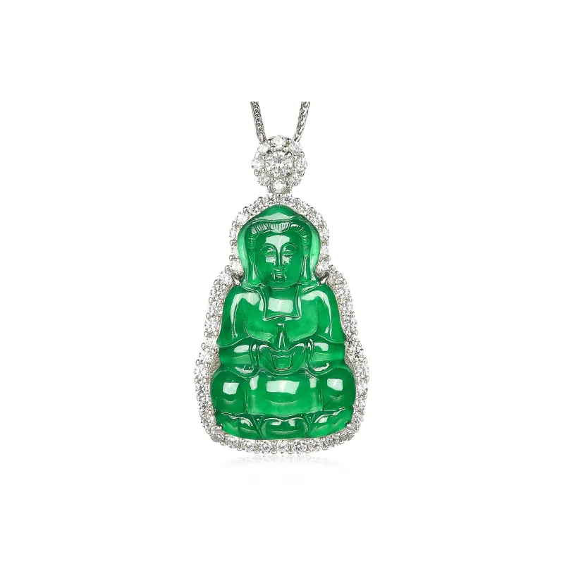 Cuiya Golden Building Ice Type Necklaces Women's-0