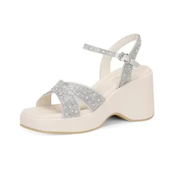 JESSICA SOPHIA Strap Sandals 8cm Women's