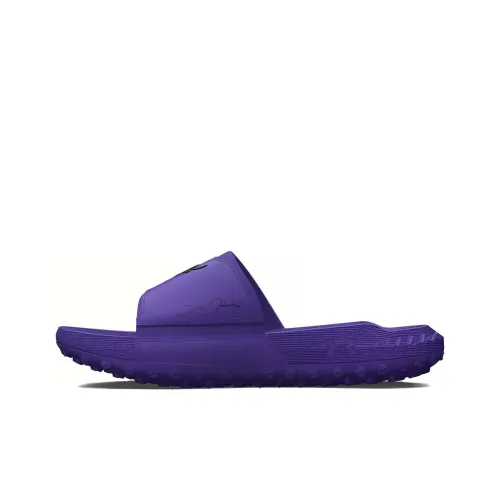 Under Armour Project Rock 3 Slide Slippers Unisex Purple