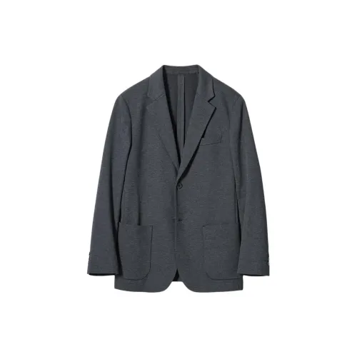 UNIQLO Business Suits Men Dark Gray