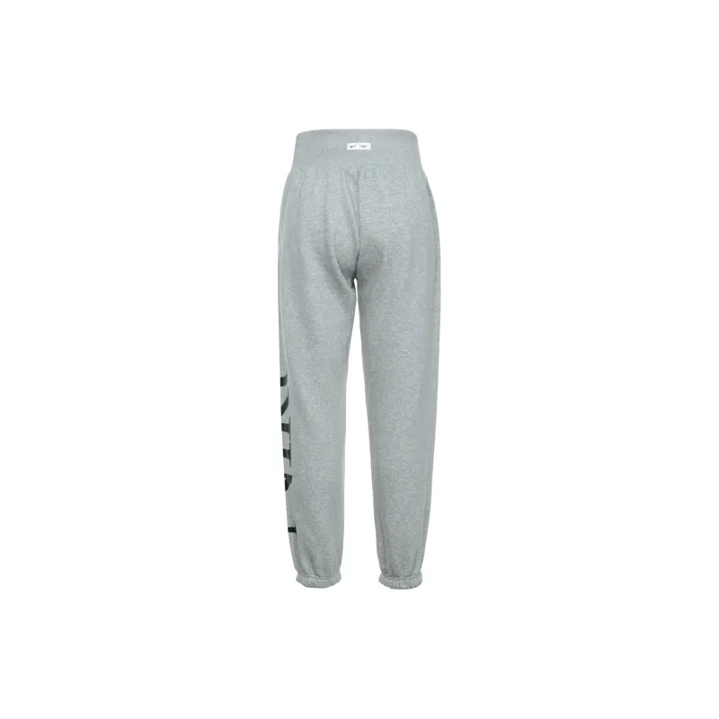 Nike Knitted Sports Pants Women's Gray-2