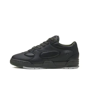 EQLZ EQUALIZER 1980 JS Low Top Vintage Basketball Shoes Unisex Black Agate