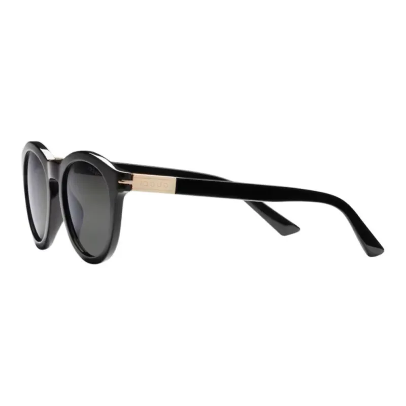 GUCCI Acetate Oval Sunglasses Men's Black-0