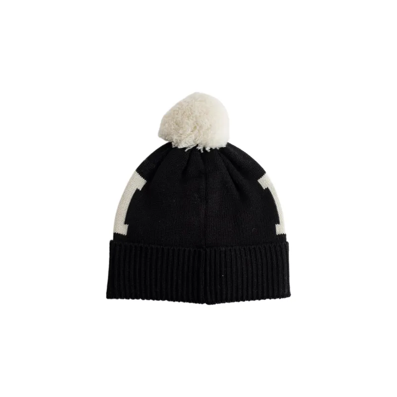 PALM ANGELS Wool Beanies Unisex Black-1