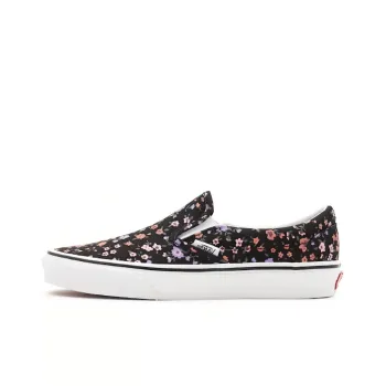 Vans Classic Slip On Black Floral Women's