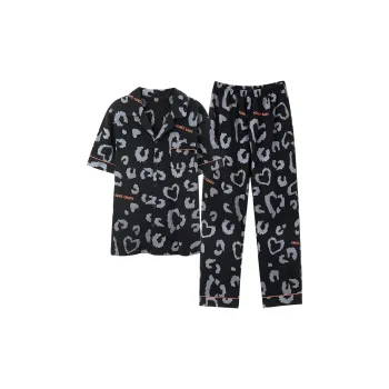 Follow The United States Pajama Set Men's Black