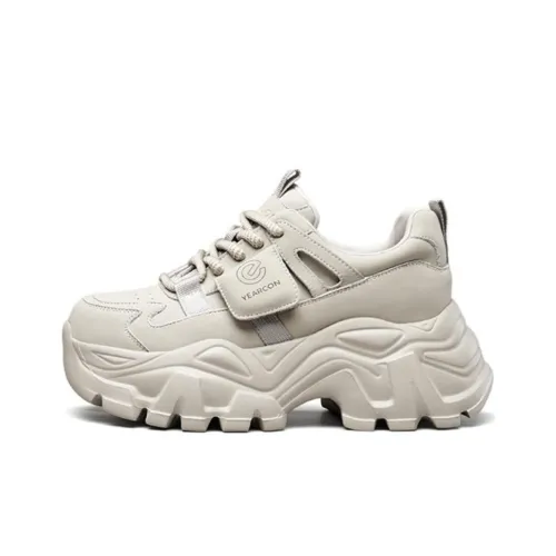 YEARCON Chunky Sneakers Women's Low-Top