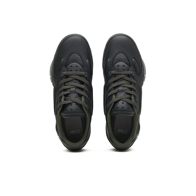 EQLZ EQUALIZER 1980 JS Low Top Vintage Basketball Shoes Unisex Black Agate-3