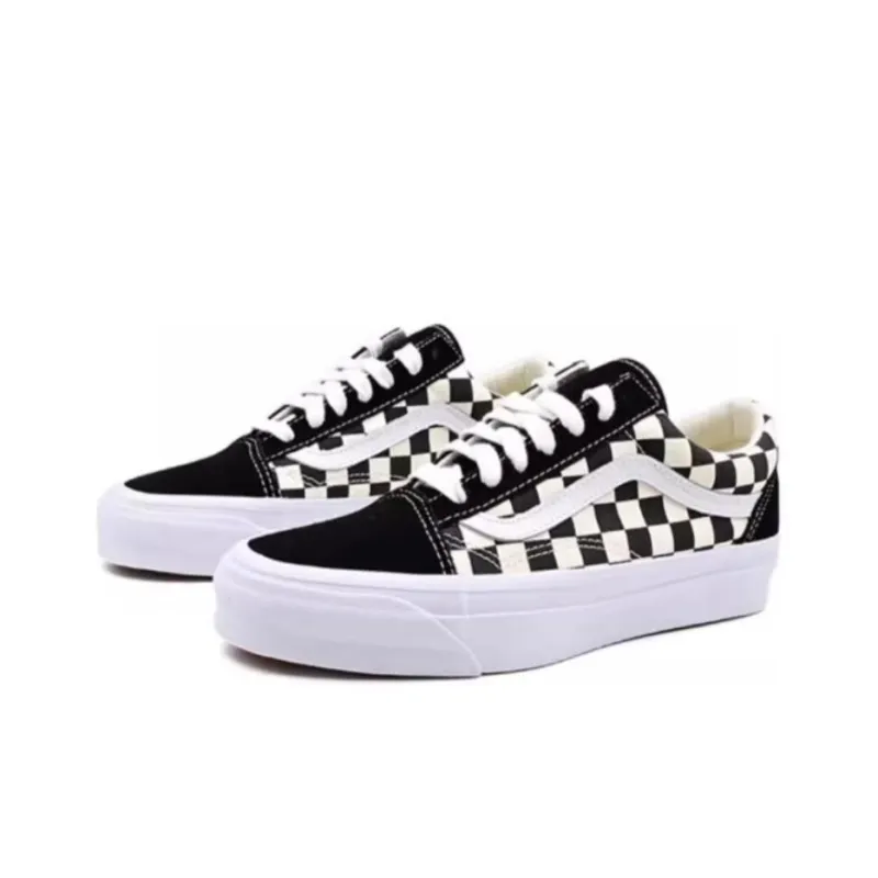 Vans Old Skool 36 Lx Checkerboard White Black-2