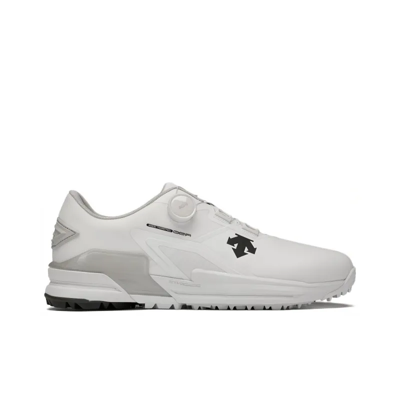 DESCENTE GOLF Series Boa Cushioning Low Top Golf Shoes Men's White-1