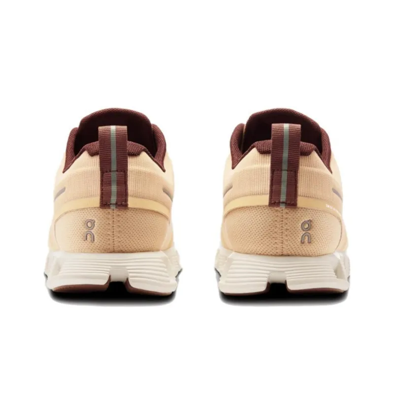 On Running Cloud 5 Waterproof Savannah Ivory Women's-3