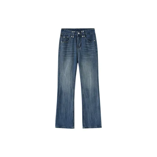 33TH Jeans Unisex Blue