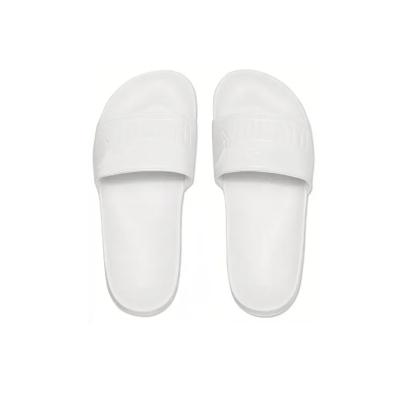 PUMA Leadcat Patent Slide White Women's-3