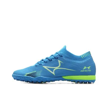 HEALTH TF Rubber Broken Studs Cushioning Wear-Resistant Soccer Shoes Unisex Blue Green