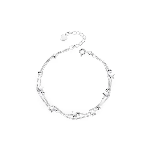 Old Qingyun Silver Building Anklets Women's