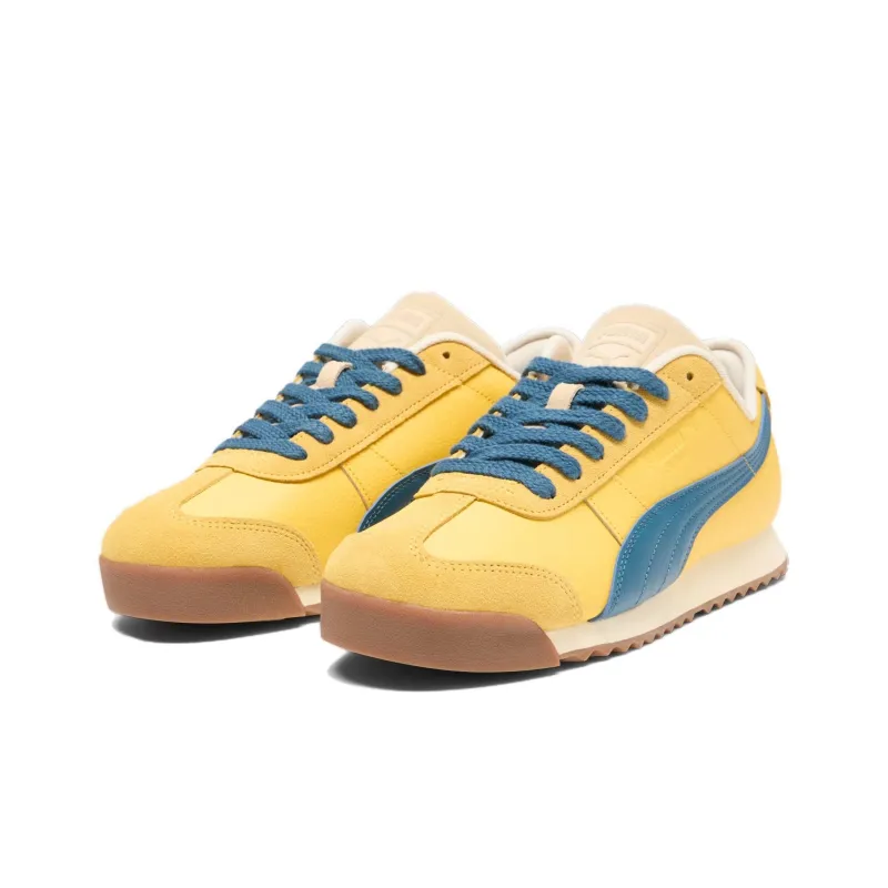 PUMA Easy Rider Underdogs Cushioning Slip Resistant Low Top Training Shoes Men's Yellow Blue-2