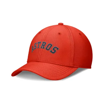 Nike Polyester Spandex Baseball Caps Men's Orange