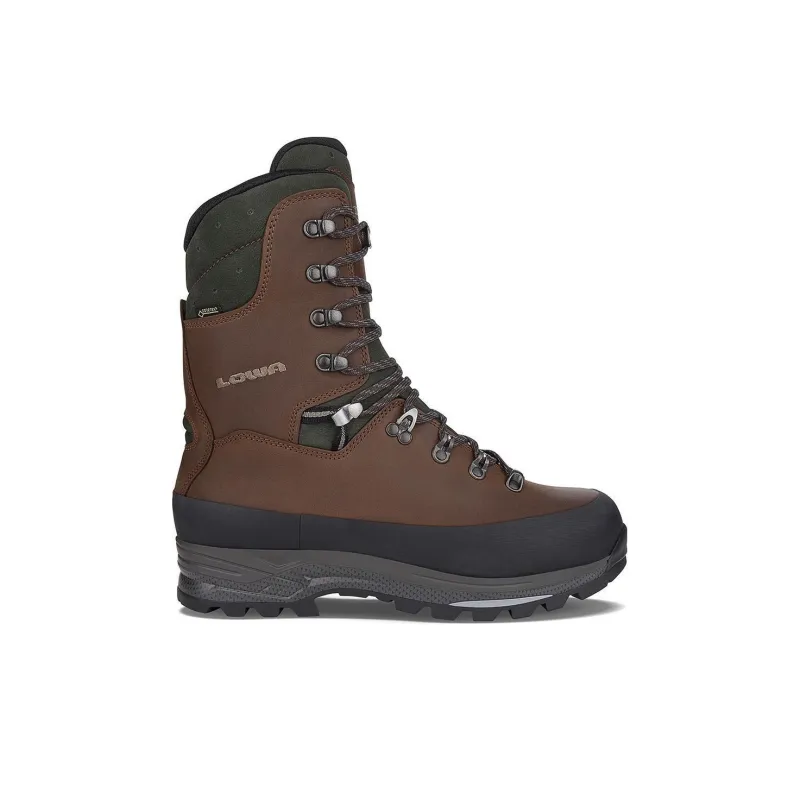 Lowa Hiking / Trekking Shoes Men High Top Brown Black-1