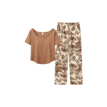 MADALLO Pajama Set Women's Light Brown