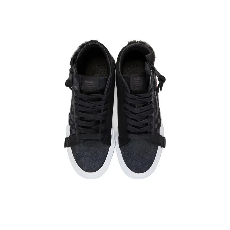 Vans Sk8 Hi Cap Pony Black Checkerboard-2