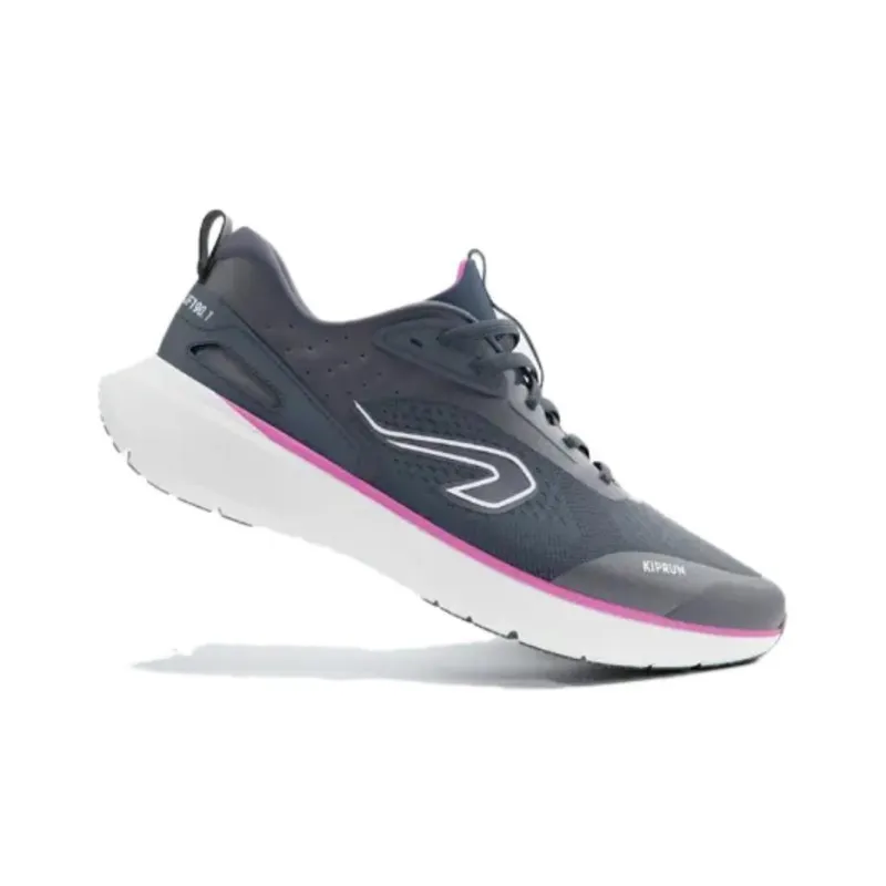 DECATHLON Cushioned Wear Resistant Breathable Low Top Running Shoes Women's Blue-2