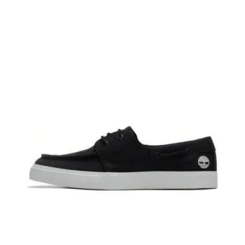 Timberland Low Lace Up Sneakers 'Black Canvas'