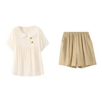 Aannsfam Pajama Set Women's Shell Yellow