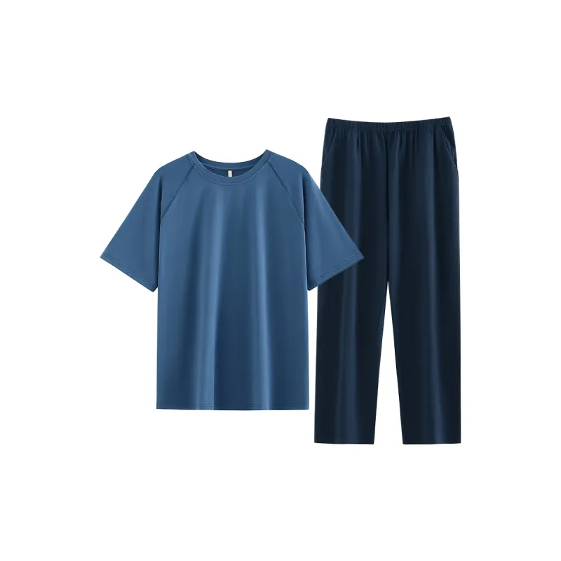 JIALEFEN Men Pajama Sets-6