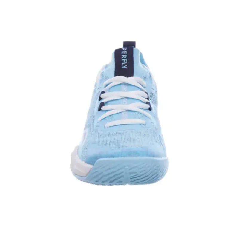 DECATHLON Cushioning Wear Resistant Low Top Badminton Shoes Unisex Nile Blue-3