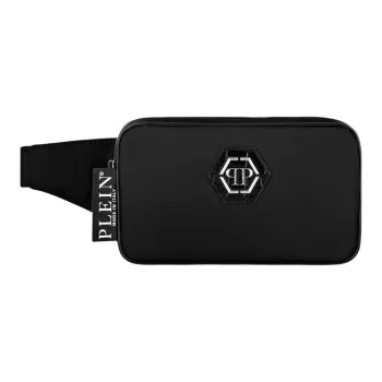PHILIPP PLEIN Polyester Nylon Blend Shoulder Bag Crossbody Bag Fanny Pack Men's Black